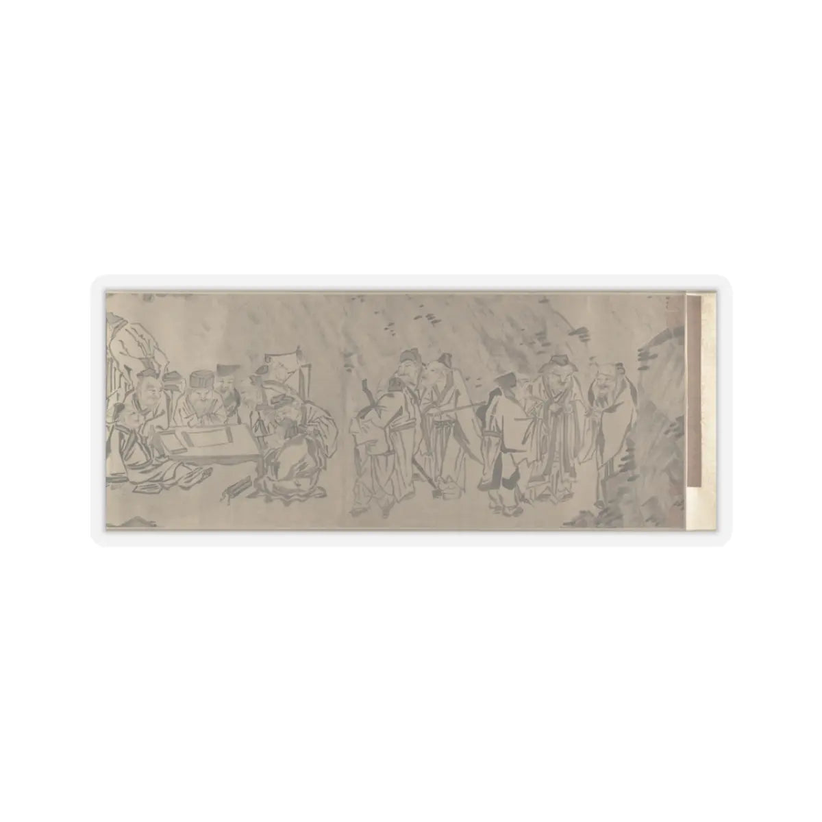 Unidentified artist - Gathering of Philosophers - unknown v6 - STICKER Vinyl Kiss-Cut Decal