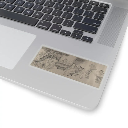 Unidentified artist - Gathering of Philosophers - unknown v8 - STICKER Vinyl Kiss-Cut Decal