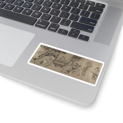 Unidentified artist - Gathering of Philosophers - unknown v8 - STICKER Vinyl Kiss-Cut Decal
