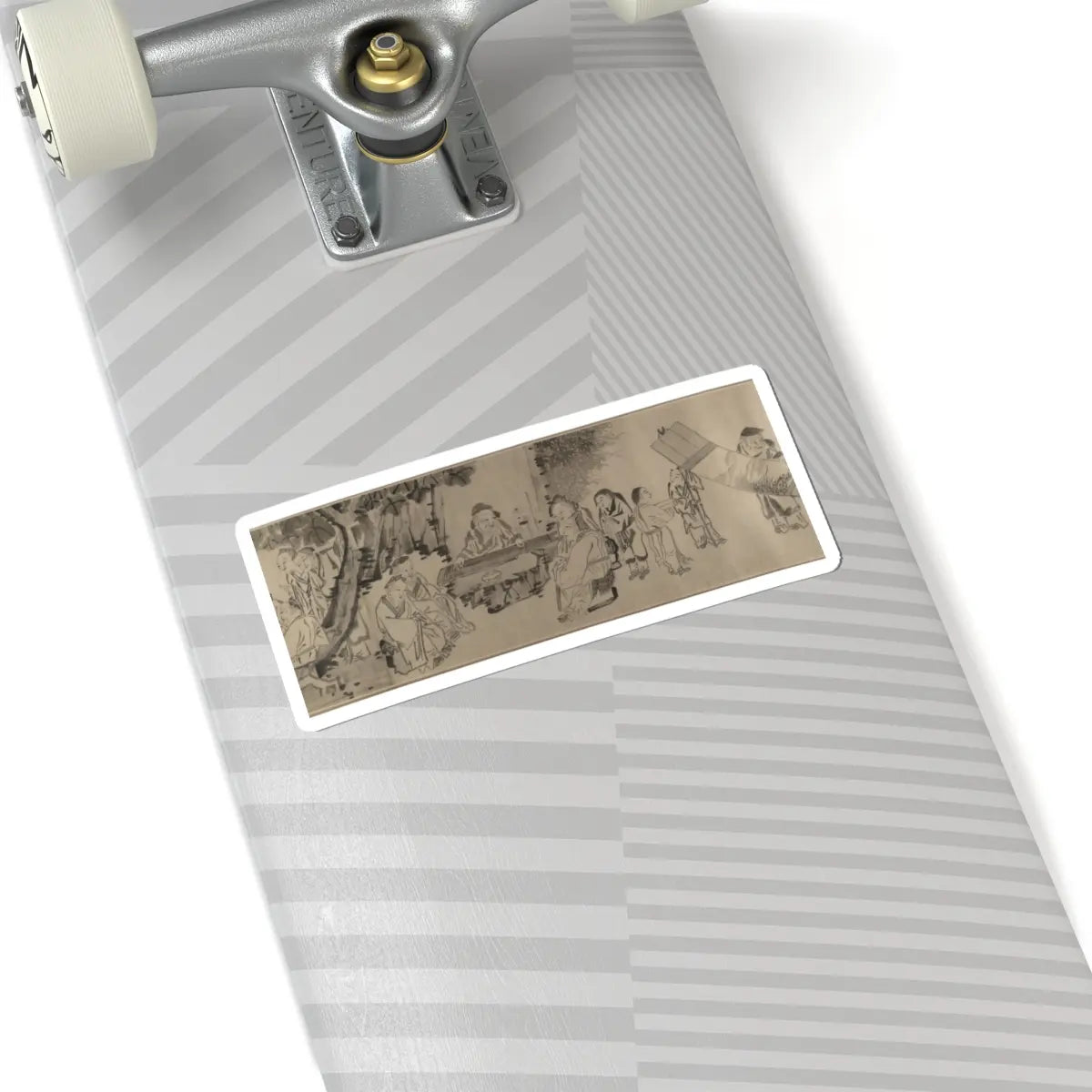 Unidentified artist - Gathering of Philosophers - unknown v8 - STICKER Vinyl Kiss-Cut Decal