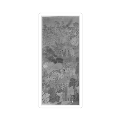 Unidentified artist - Gathering of Scholars at the Western Garden - unknown v2 - STICKER Vinyl Kiss-Cut Decal