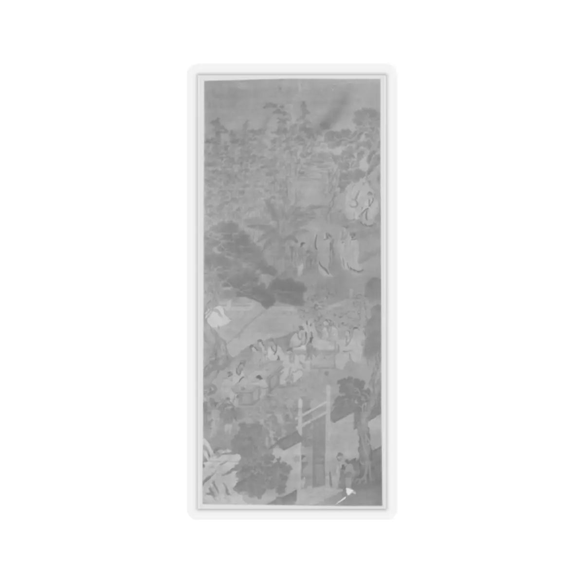 Unidentified artist - Gathering of Scholars at the Western Garden - unknown v2 - STICKER Vinyl Kiss-Cut Decal