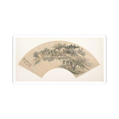 Unidentified artist - Gathering Water Chestnuts - 18th century or later, - STICKER Vinyl Kiss-Cut Decal