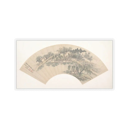 Unidentified artist - Gathering Water Chestnuts - 18th century or later, - STICKER Vinyl Kiss-Cut Decal