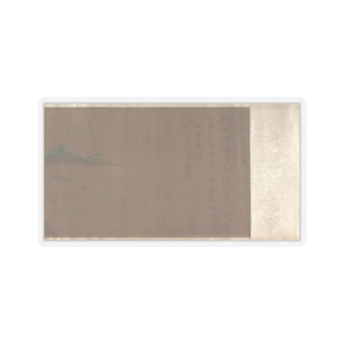 Unidentified artist - Going Upriver on the Qingming Festival - unknown v6 - STICKER Vinyl Kiss-Cut Decal