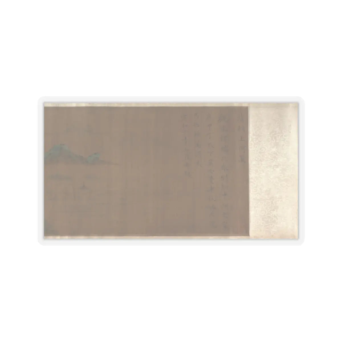 Unidentified artist - Going Upriver on the Qingming Festival - unknown v6 - STICKER Vinyl Kiss-Cut Decal
