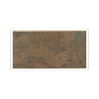Unidentified artist - Going Upriver on the Qingming Festival - unknown v8 - STICKER Vinyl Kiss-Cut Decal