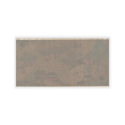 Unidentified artist - Going Upriver on the Qingming Festival - unknown v8 - STICKER Vinyl Kiss-Cut Decal