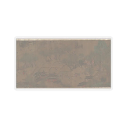 Unidentified artist - Going Upriver on the Qingming Festival - unknown v8 - STICKER Vinyl Kiss-Cut Decal