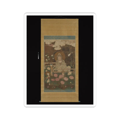 Unidentified artist - Guanyin as the Nine-Lotus Bodhisattva - 1593 v2 - STICKER Vinyl Kiss-Cut Decal