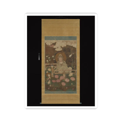 Unidentified artist - Guanyin as the Nine-Lotus Bodhisattva - 1593 v2 - STICKER Vinyl Kiss-Cut Decal