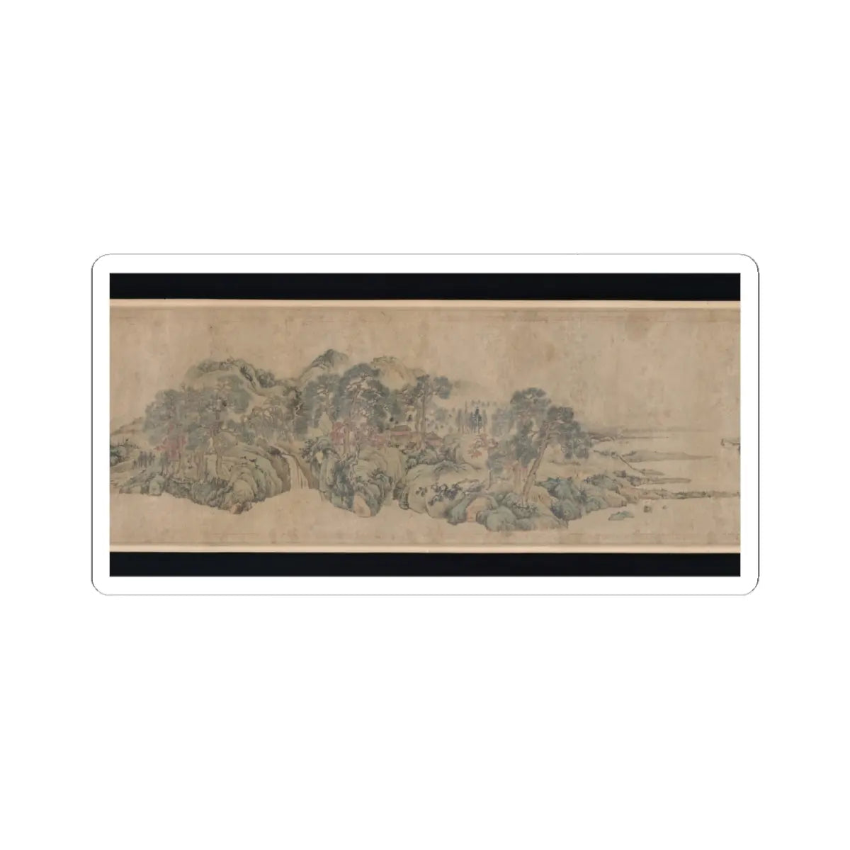 Unidentified artist - Hall of Harmony and Joy - 17th century v5 - STICKER Vinyl Kiss-Cut Decal