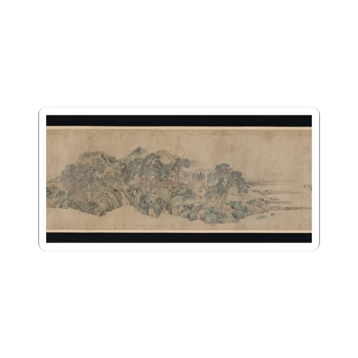 Unidentified artist - Hall of Harmony and Joy - 17th century v5 - STICKER Vinyl Kiss-Cut Decal