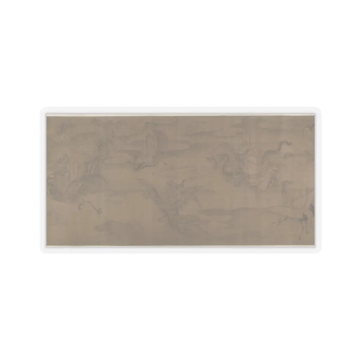 Unidentified artist - Holy Men Travelling to the Buddhist Heaven - unknown v8 - STICKER Vinyl Kiss-Cut Decal