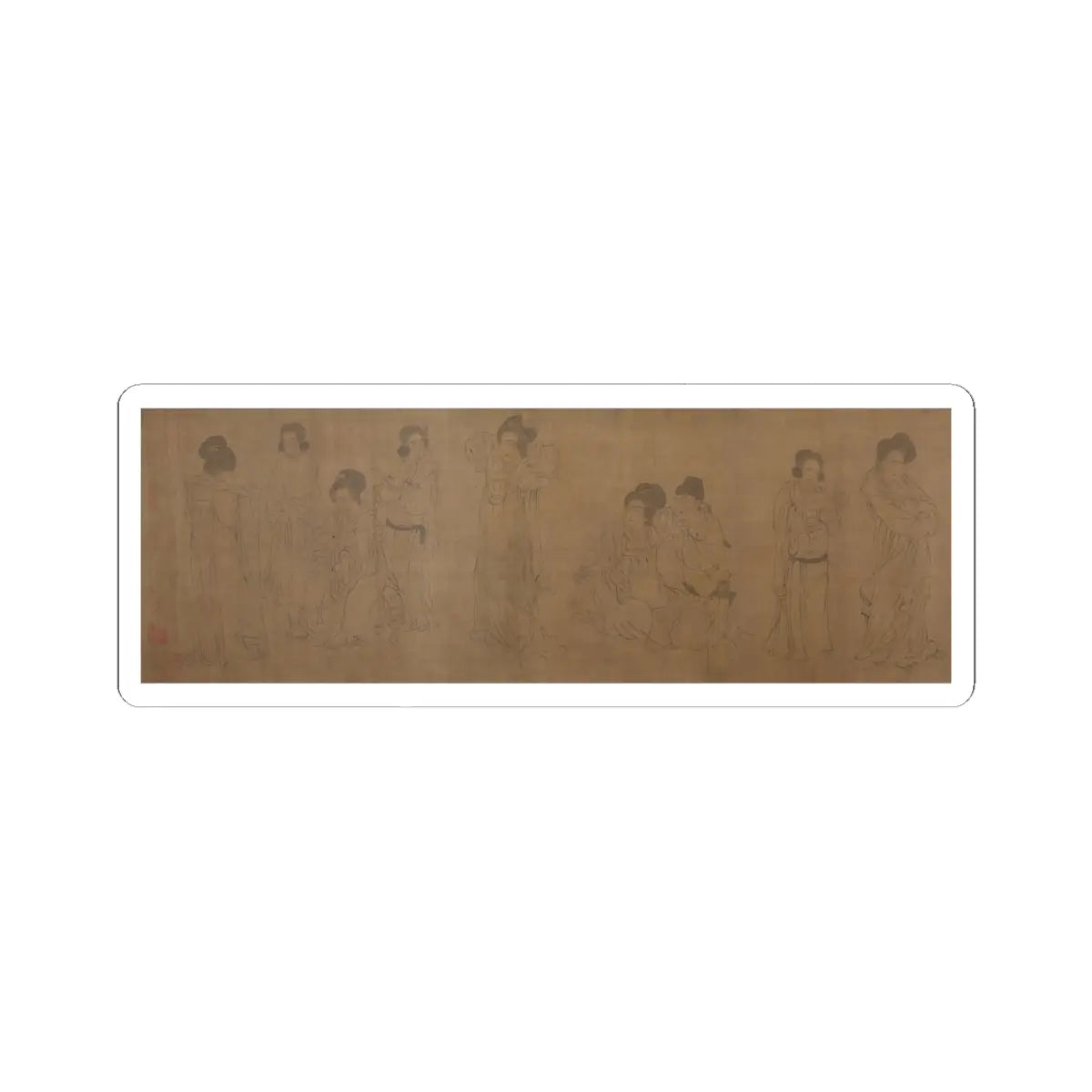 Unidentified artist - In the Palace - before 1140 v1 - STICKER Vinyl Kiss-Cut Decal
