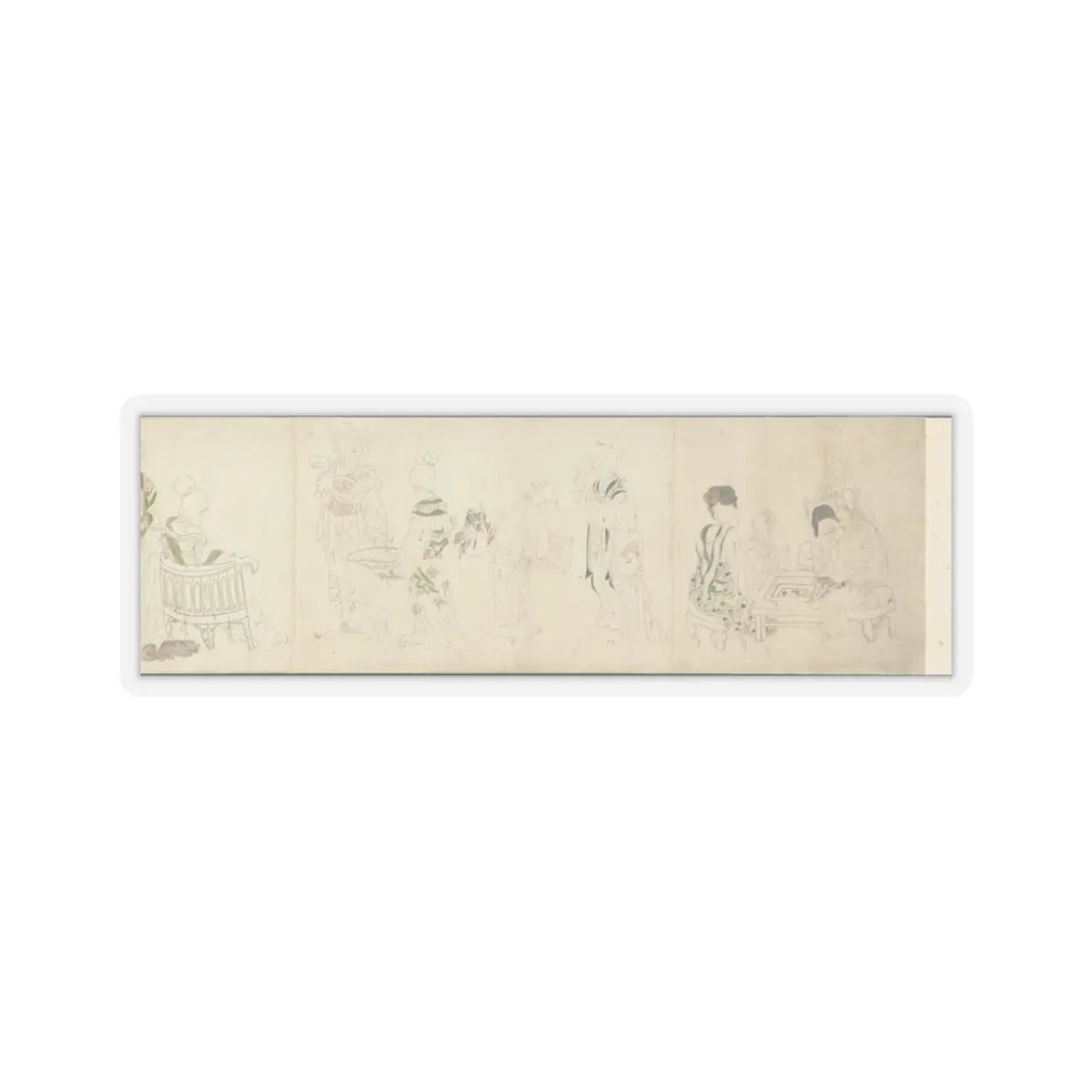 Unidentified artist - In the Palace - early 20th century v1 - STICKER Vinyl Kiss-Cut Decal