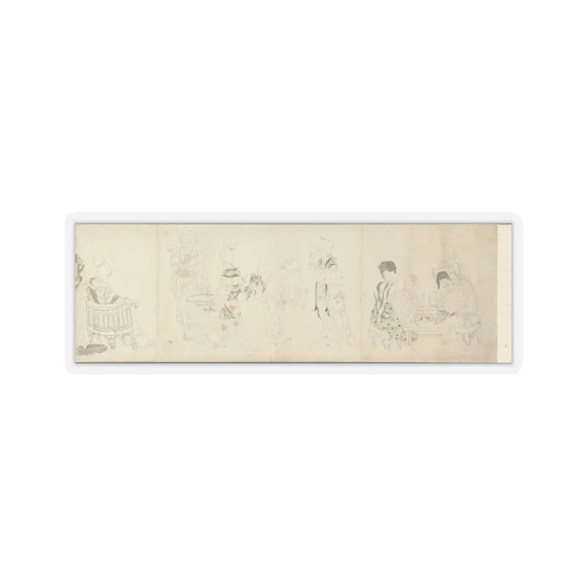 Unidentified artist - In the Palace - early 20th century v2 - STICKER Vinyl Kiss-Cut Decal