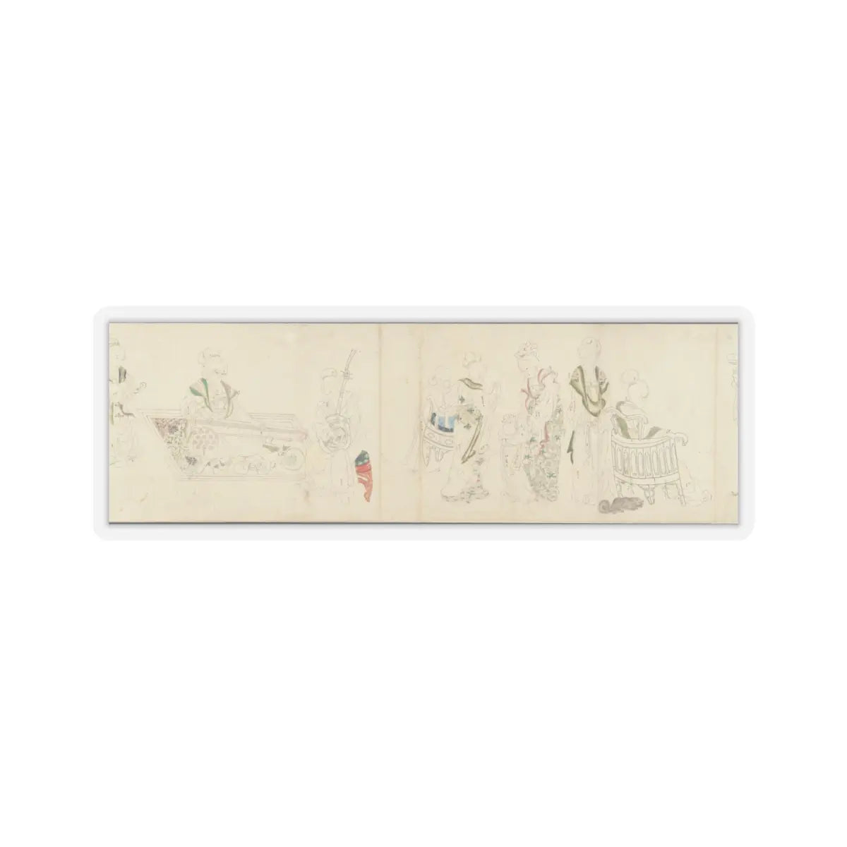 Unidentified artist - In the Palace - early 20th century v3 - STICKER Vinyl Kiss-Cut Decal