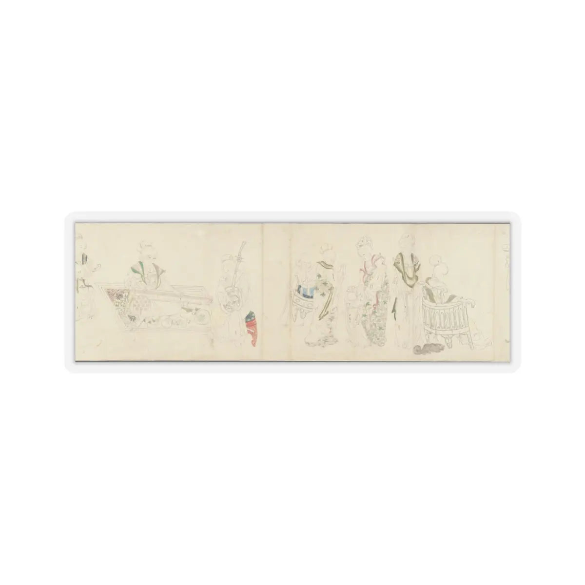 Unidentified artist - In the Palace - early 20th century v3 - STICKER Vinyl Kiss-Cut Decal