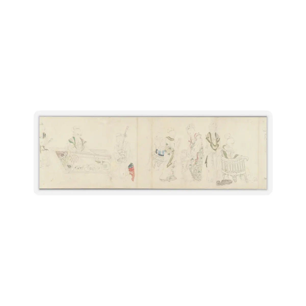 Unidentified artist - In the Palace - early 20th century v3 - STICKER Vinyl Kiss-Cut Decal