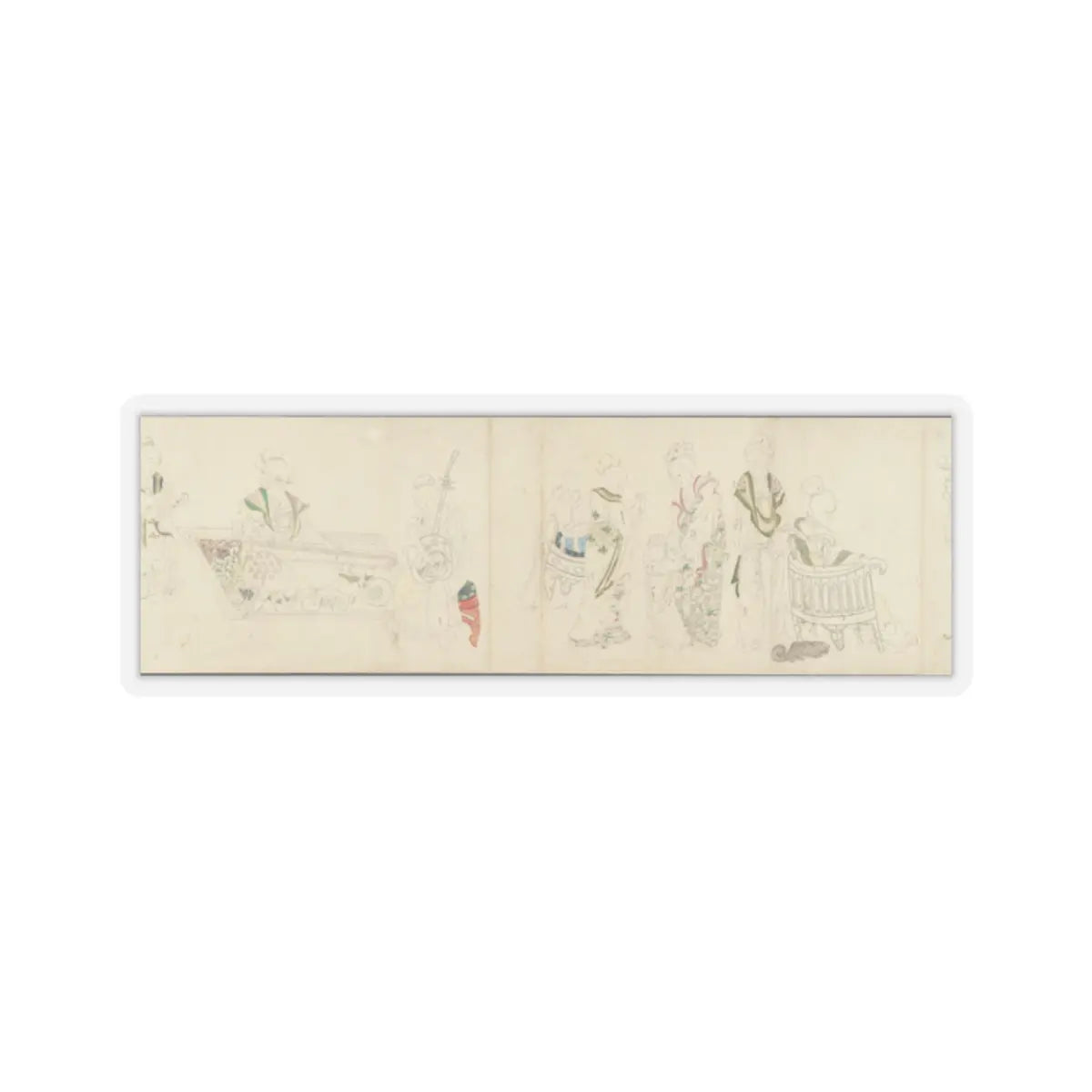 Unidentified artist - In the Palace - early 20th century v3 - STICKER Vinyl Kiss-Cut Decal