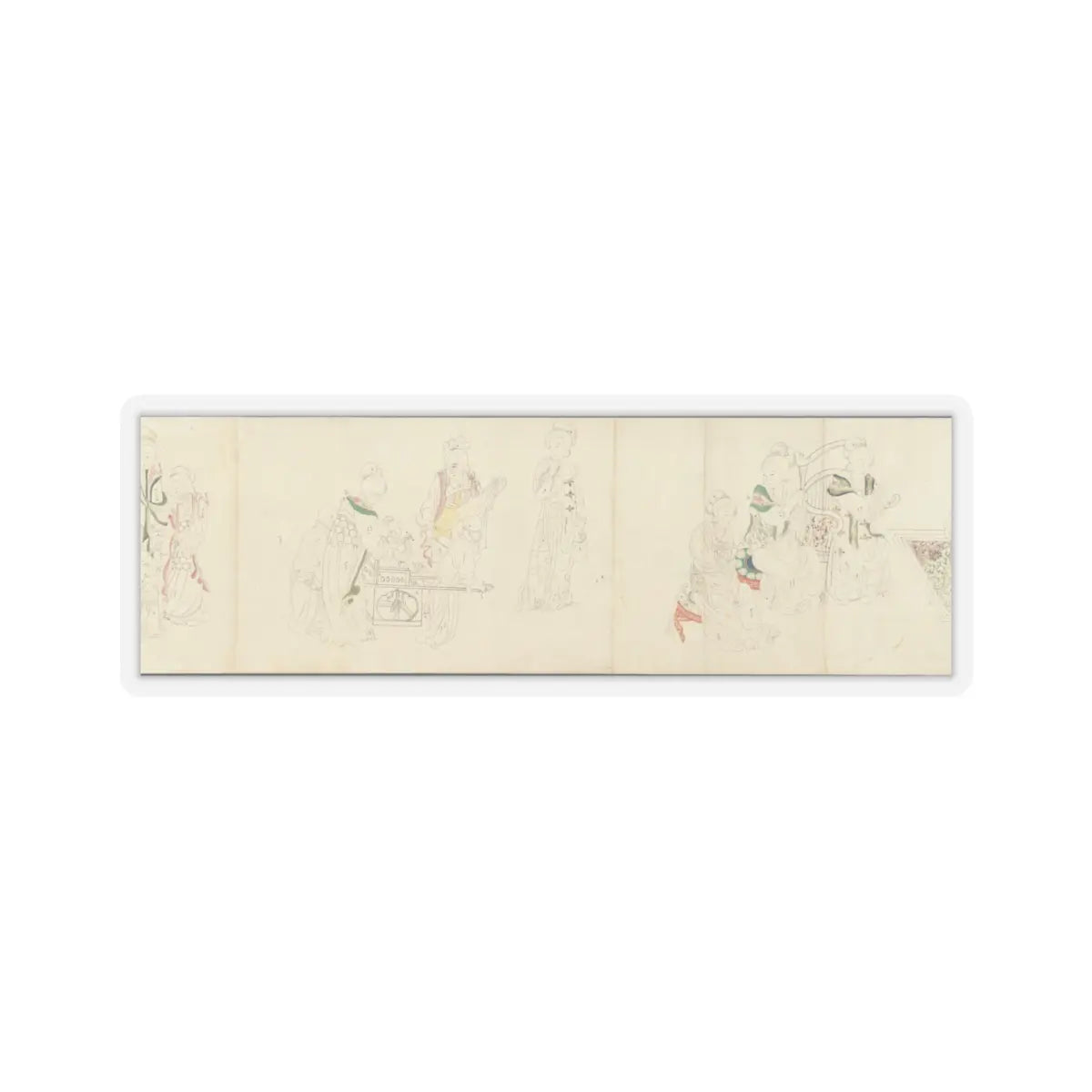 Unidentified artist - In the Palace - early 20th century v4 - STICKER Vinyl Kiss-Cut Decal