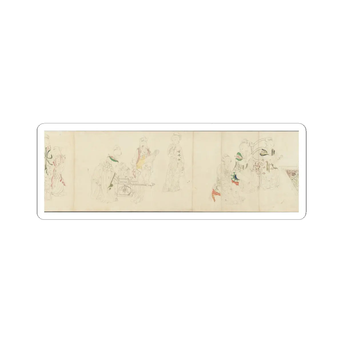 Unidentified artist - In the Palace - early 20th century v4 - STICKER Vinyl Kiss-Cut Decal