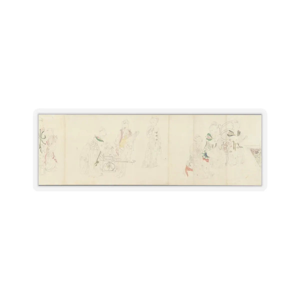 Unidentified artist - In the Palace - early 20th century v4 - STICKER Vinyl Kiss-Cut Decal