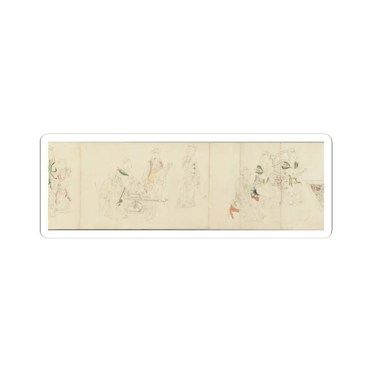 Unidentified artist - In the Palace - early 20th century v4 - STICKER Vinyl Kiss-Cut Decal