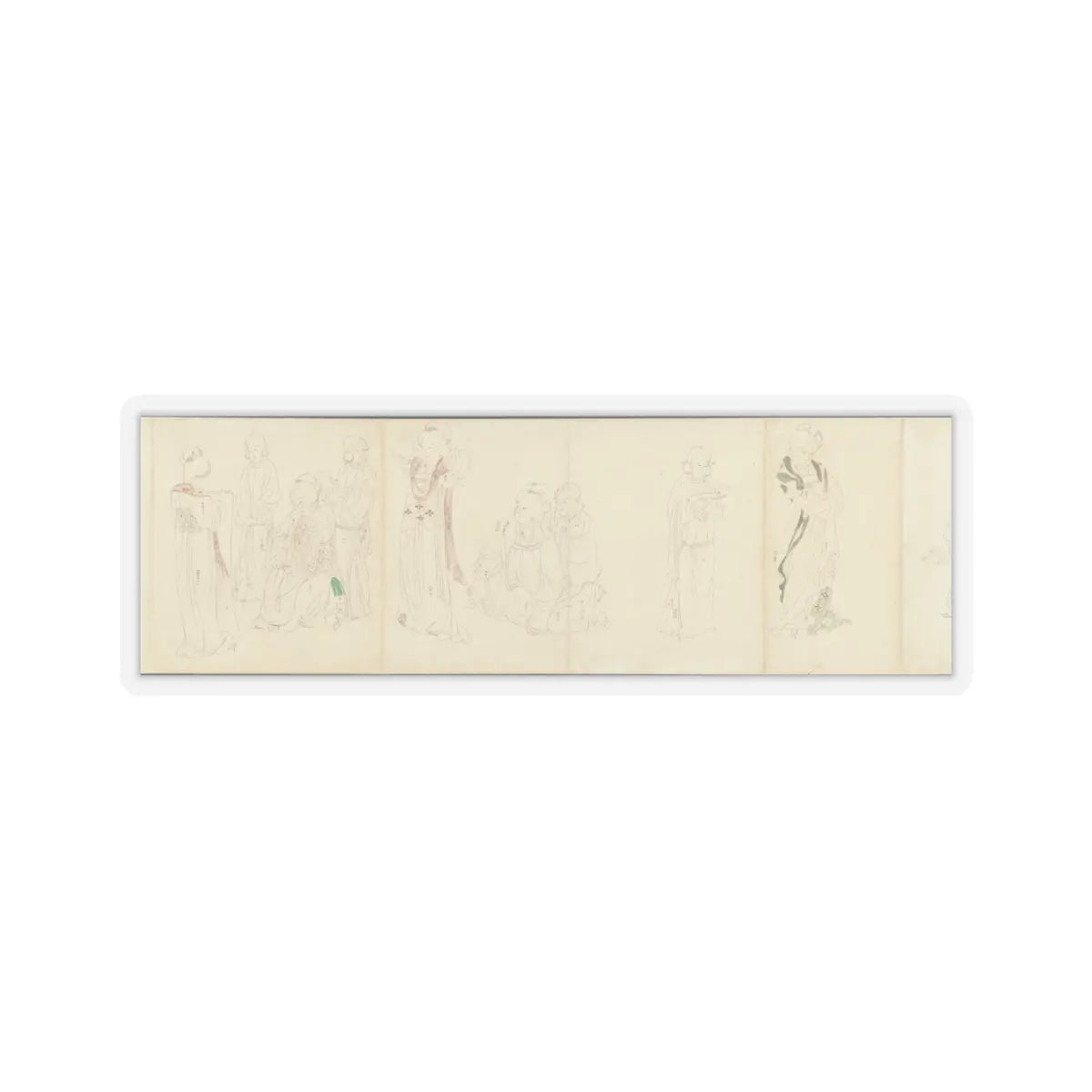 Unidentified artist - In the Palace - early 20th century v6 - STICKER Vinyl Kiss-Cut Decal