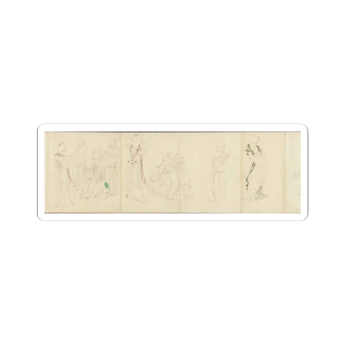 Unidentified artist - In the Palace - early 20th century v6 - STICKER Vinyl Kiss-Cut Decal