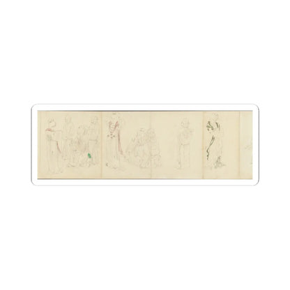 Unidentified artist - In the Palace - early 20th century v6 - STICKER Vinyl Kiss-Cut Decal