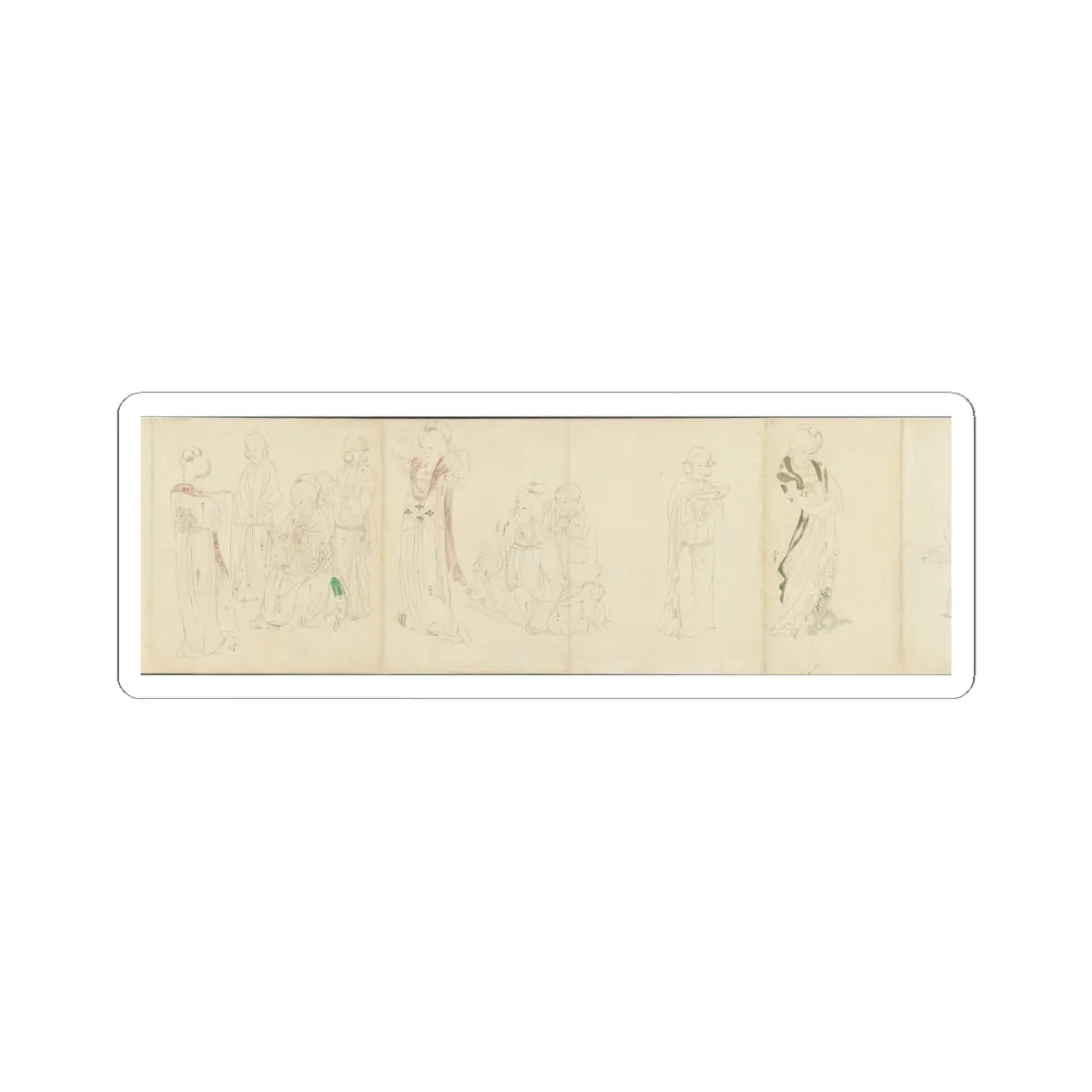 Unidentified artist - In the Palace - early 20th century v6 - STICKER Vinyl Kiss-Cut Decal