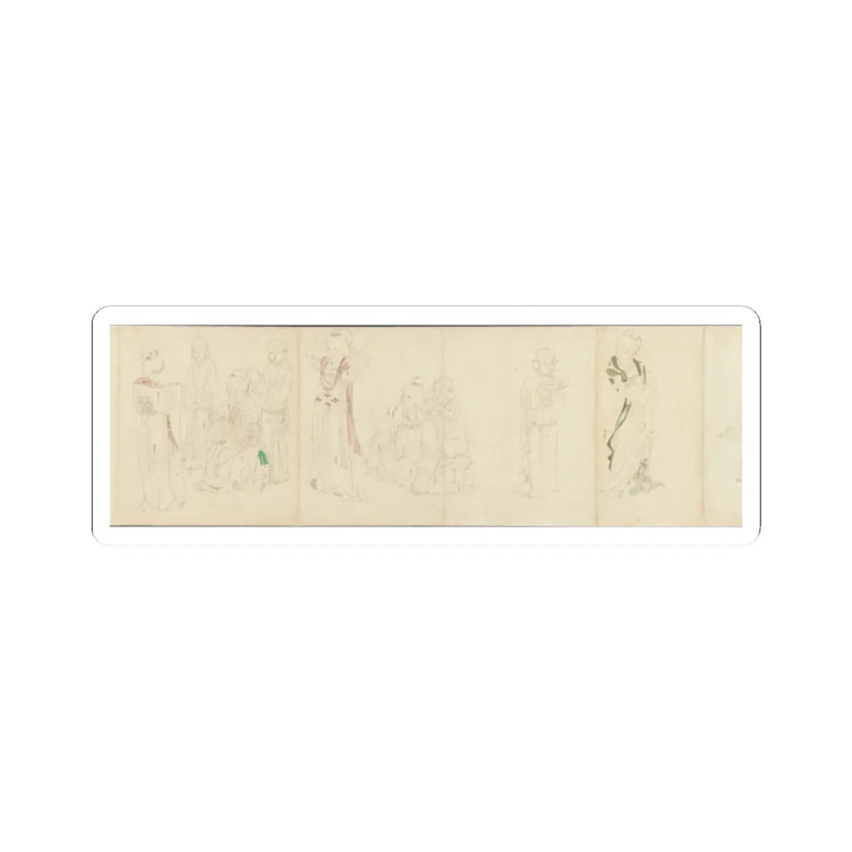 Unidentified artist - In the Palace - early 20th century v6 - STICKER Vinyl Kiss-Cut Decal