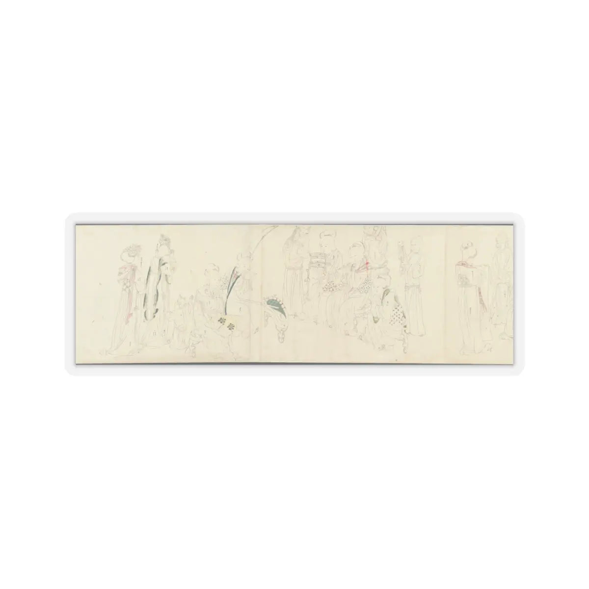 Unidentified artist - In the Palace - early 20th century v7 - STICKER Vinyl Kiss-Cut Decal