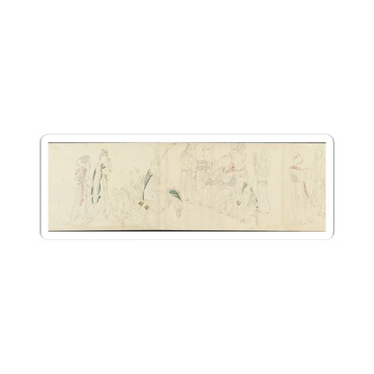 Unidentified artist - In the Palace - early 20th century v7 - STICKER Vinyl Kiss-Cut Decal