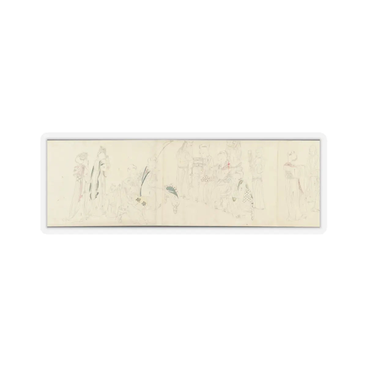 Unidentified artist - In the Palace - early 20th century v7 - STICKER Vinyl Kiss-Cut Decal