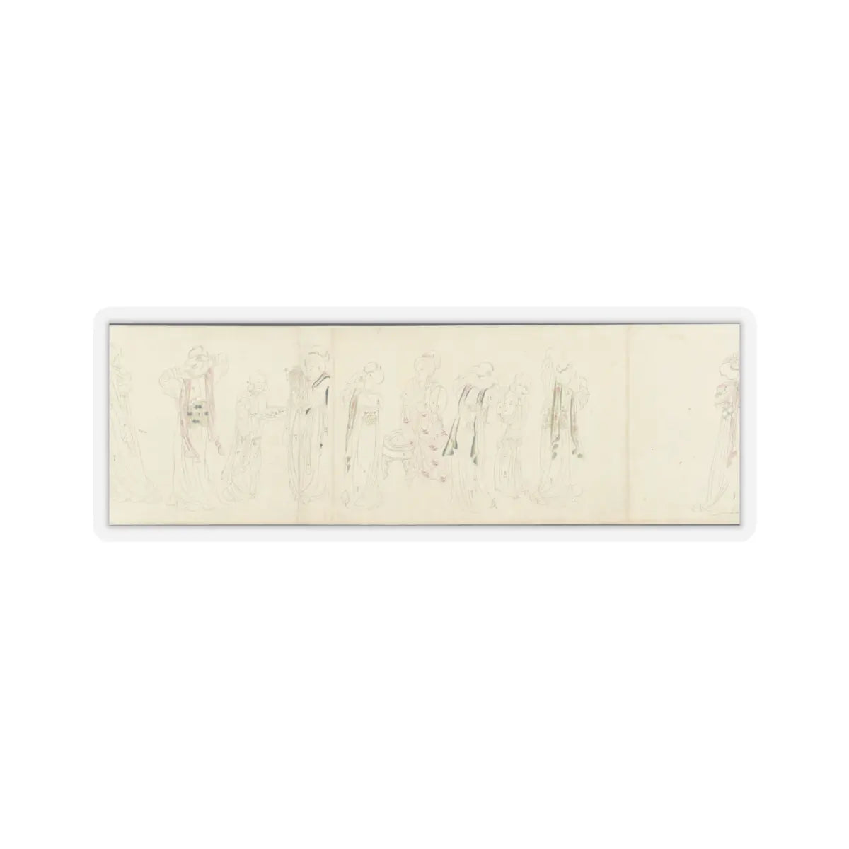 Unidentified artist - In the Palace - early 20th century v8 - STICKER Vinyl Kiss-Cut Decal
