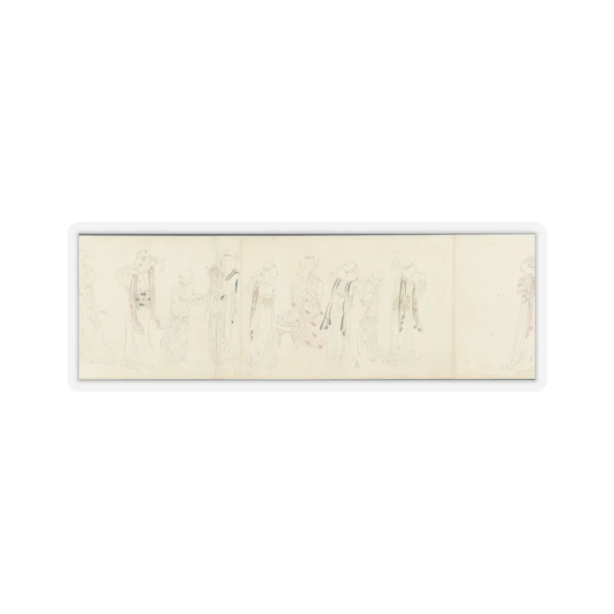 Unidentified artist - In the Palace - early 20th century v8 - STICKER Vinyl Kiss-Cut Decal
