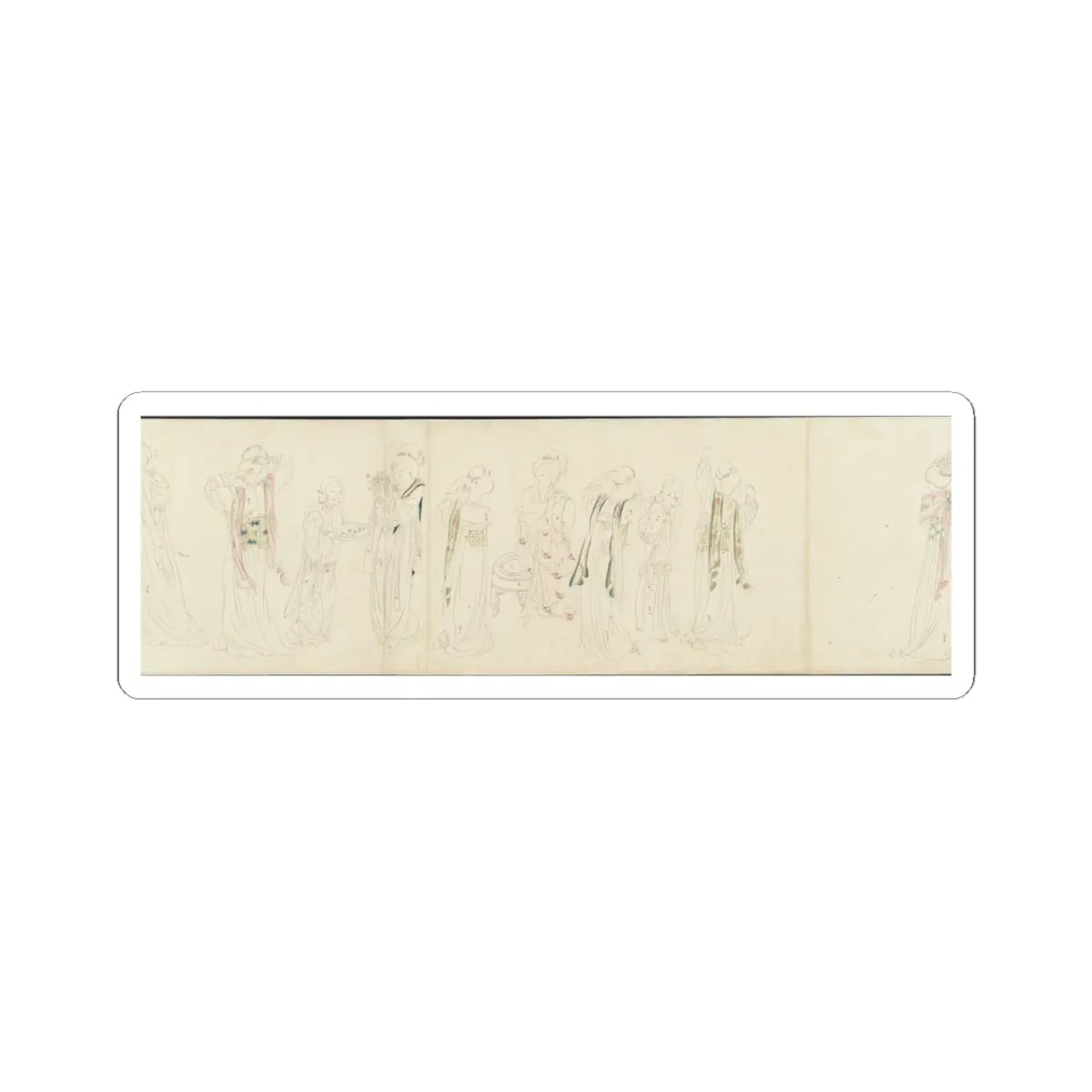 Unidentified artist - In the Palace - early 20th century v8 - STICKER Vinyl Kiss-Cut Decal
