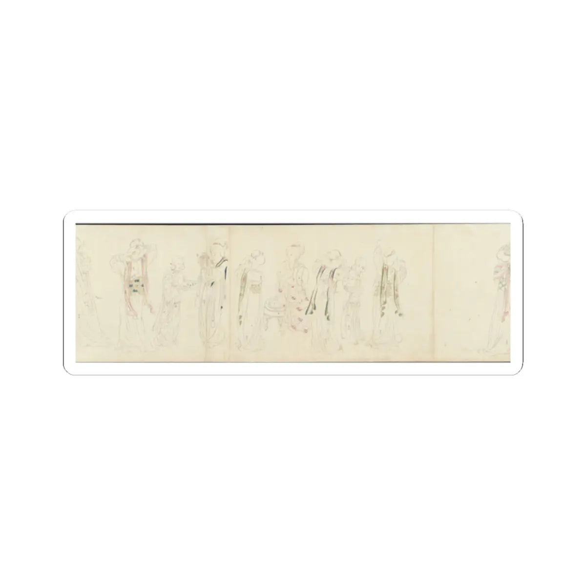 Unidentified artist - In the Palace - early 20th century v8 - STICKER Vinyl Kiss-Cut Decal