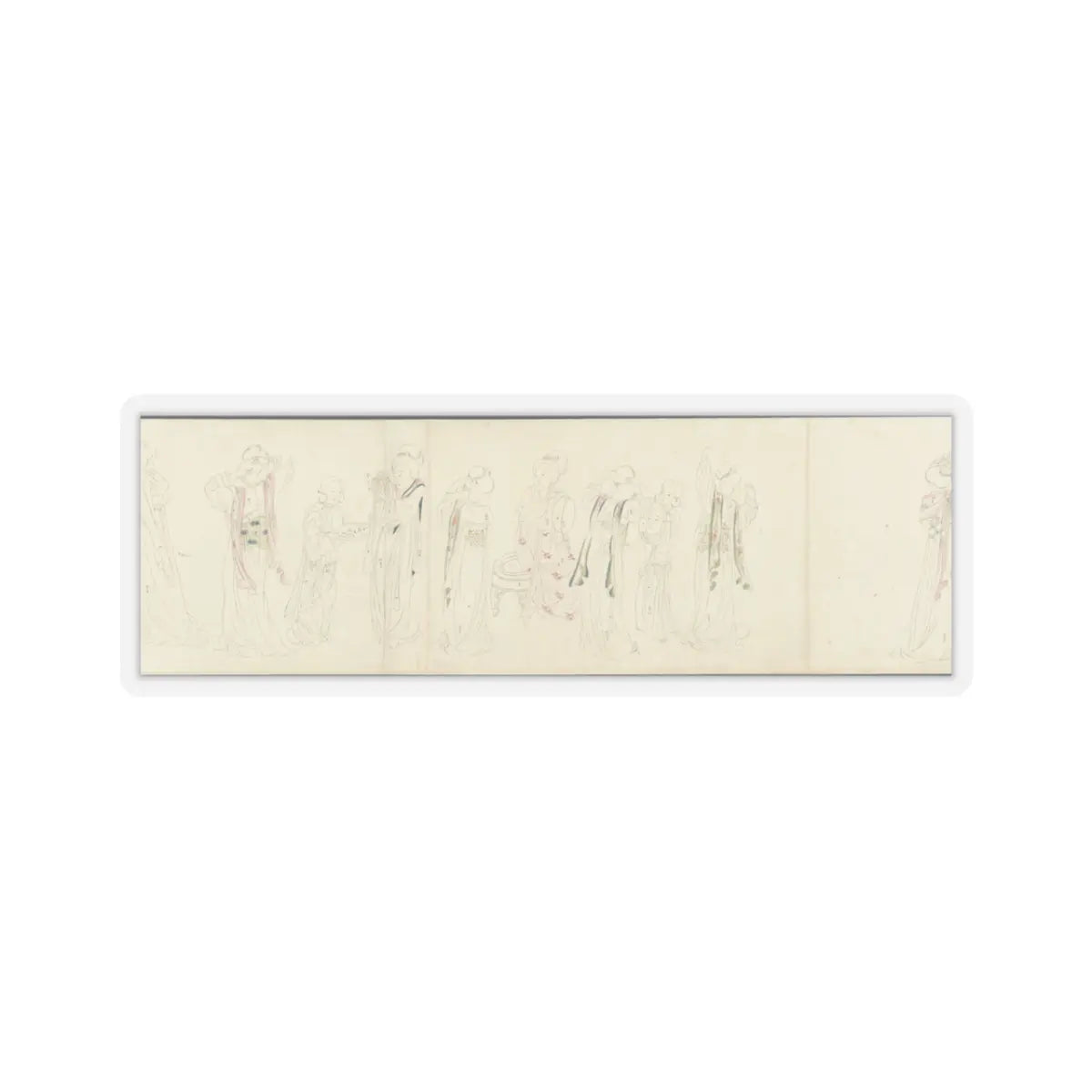 Unidentified artist - In the Palace - early 20th century v8 - STICKER Vinyl Kiss-Cut Decal