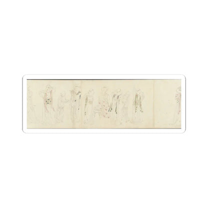 Unidentified artist - In the Palace - early 20th century v8 - STICKER Vinyl Kiss-Cut Decal