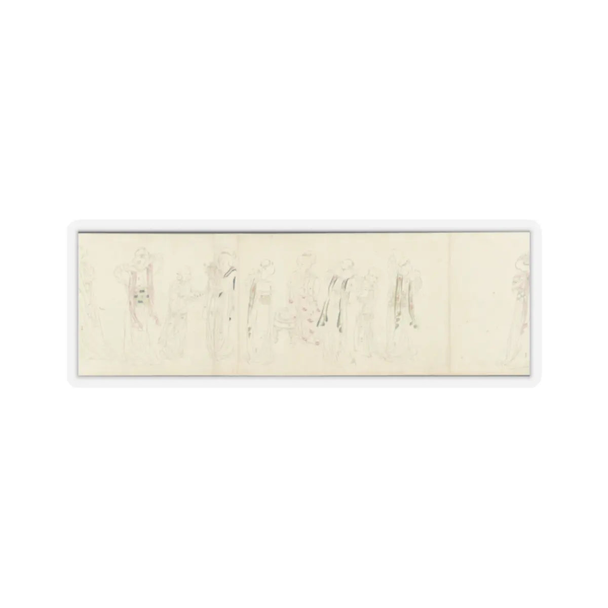 Unidentified artist - In the Palace - early 20th century v8 - STICKER Vinyl Kiss-Cut Decal