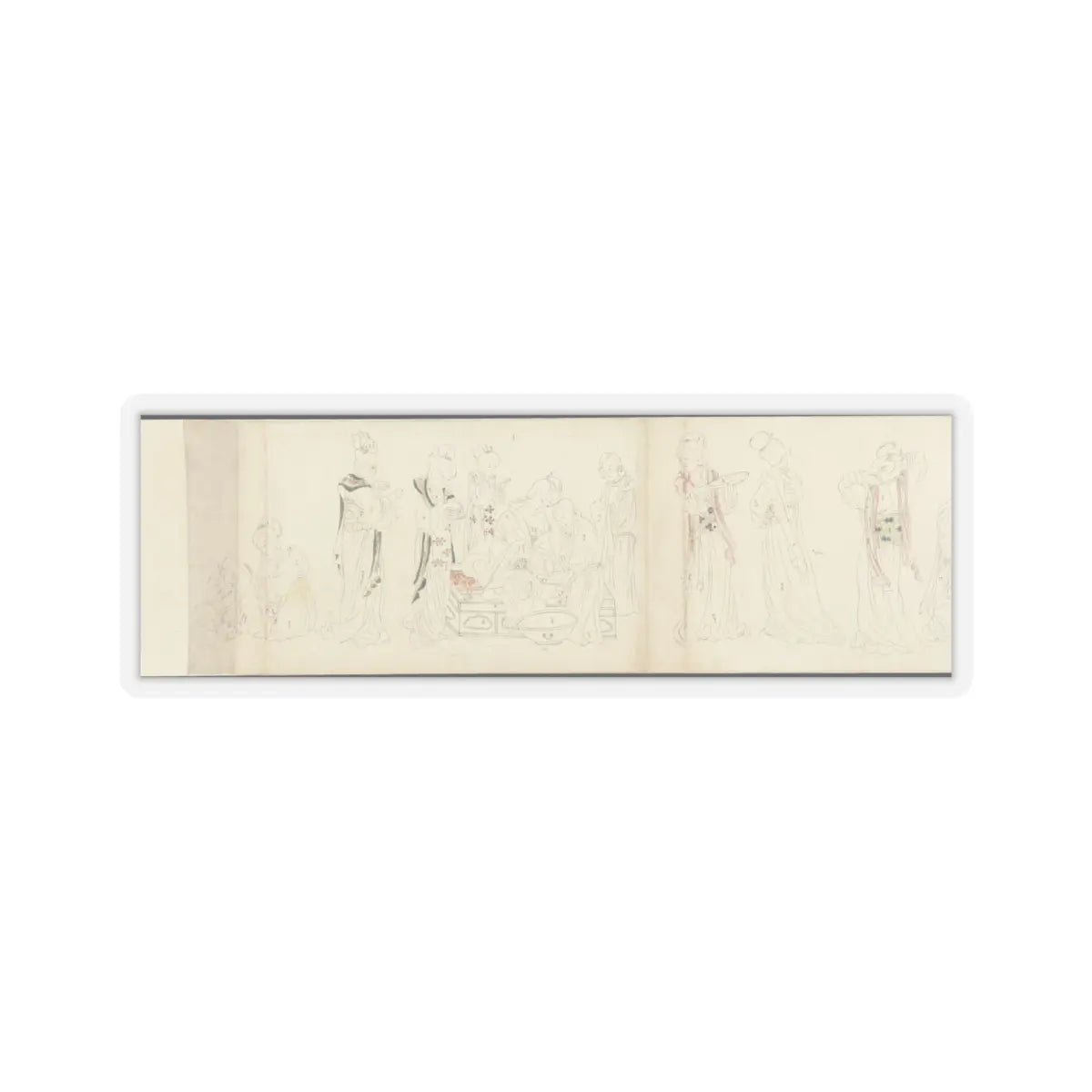 Unidentified artist - In the Palace - early 20th century v9 - STICKER Vinyl Kiss-Cut Decal