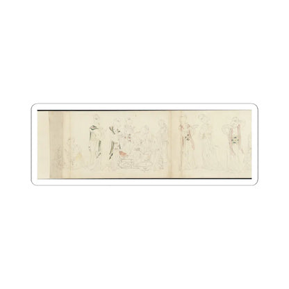 Unidentified artist - In the Palace - early 20th century v9 - STICKER Vinyl Kiss-Cut Decal