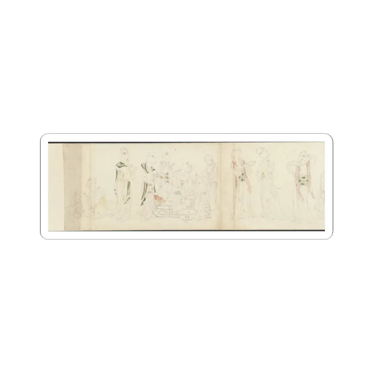 Unidentified artist - In the Palace - early 20th century v9 - STICKER Vinyl Kiss-Cut Decal