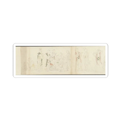 Unidentified artist - In the Palace - early 20th century v9 - STICKER Vinyl Kiss-Cut Decal