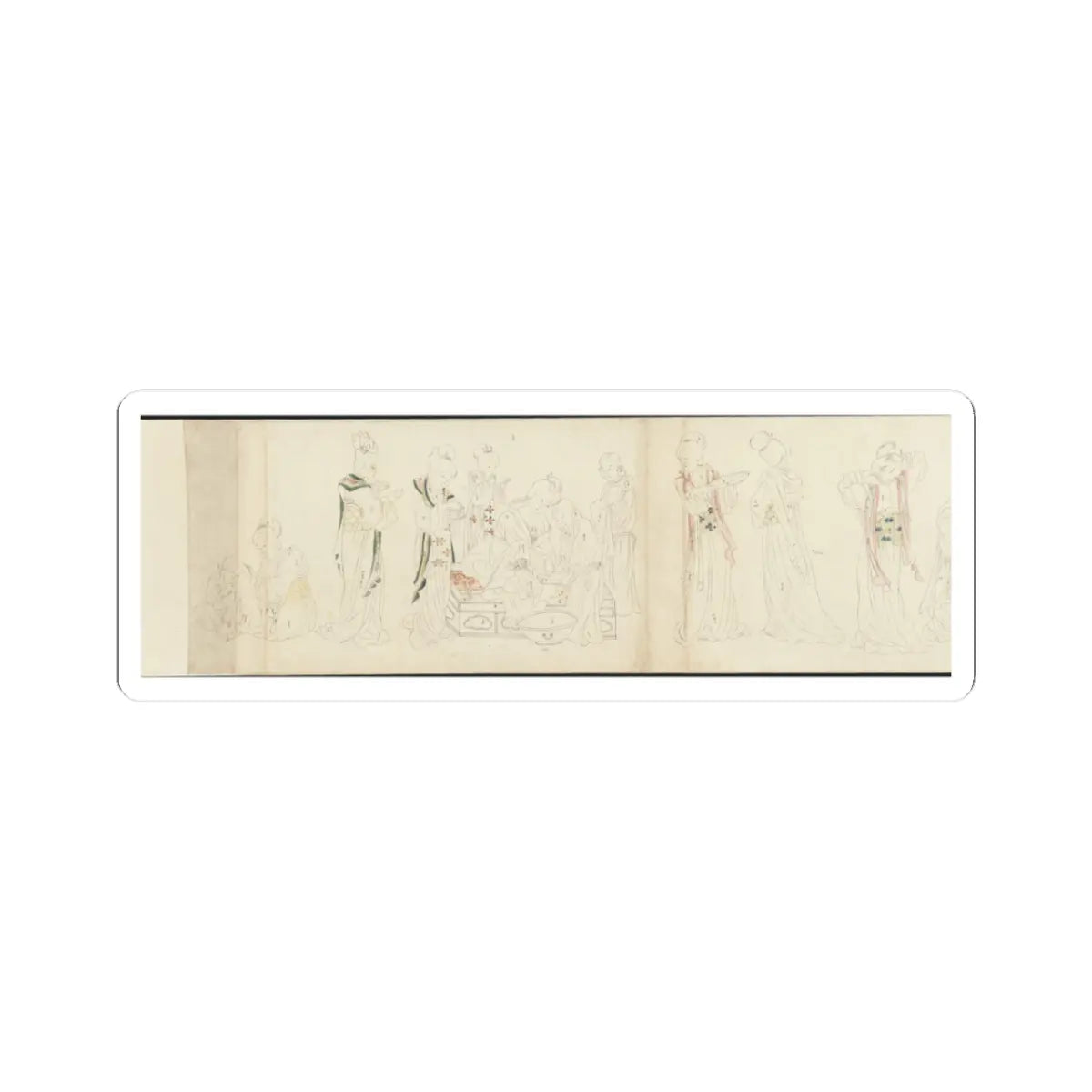 Unidentified artist - In the Palace - early 20th century v9 - STICKER Vinyl Kiss-Cut Decal