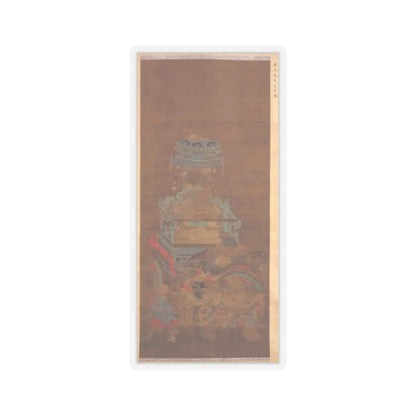 Unidentified artist - Journey of the Tianwang (Devaradja) - 16th–17th century - STICKER Vinyl Kiss-Cut Decal